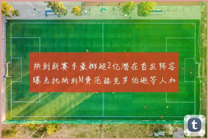 热刺新赛季豪掷超2亿潜在首发阵容曝光托纳利M费范赫克罗伯逊等人加盟